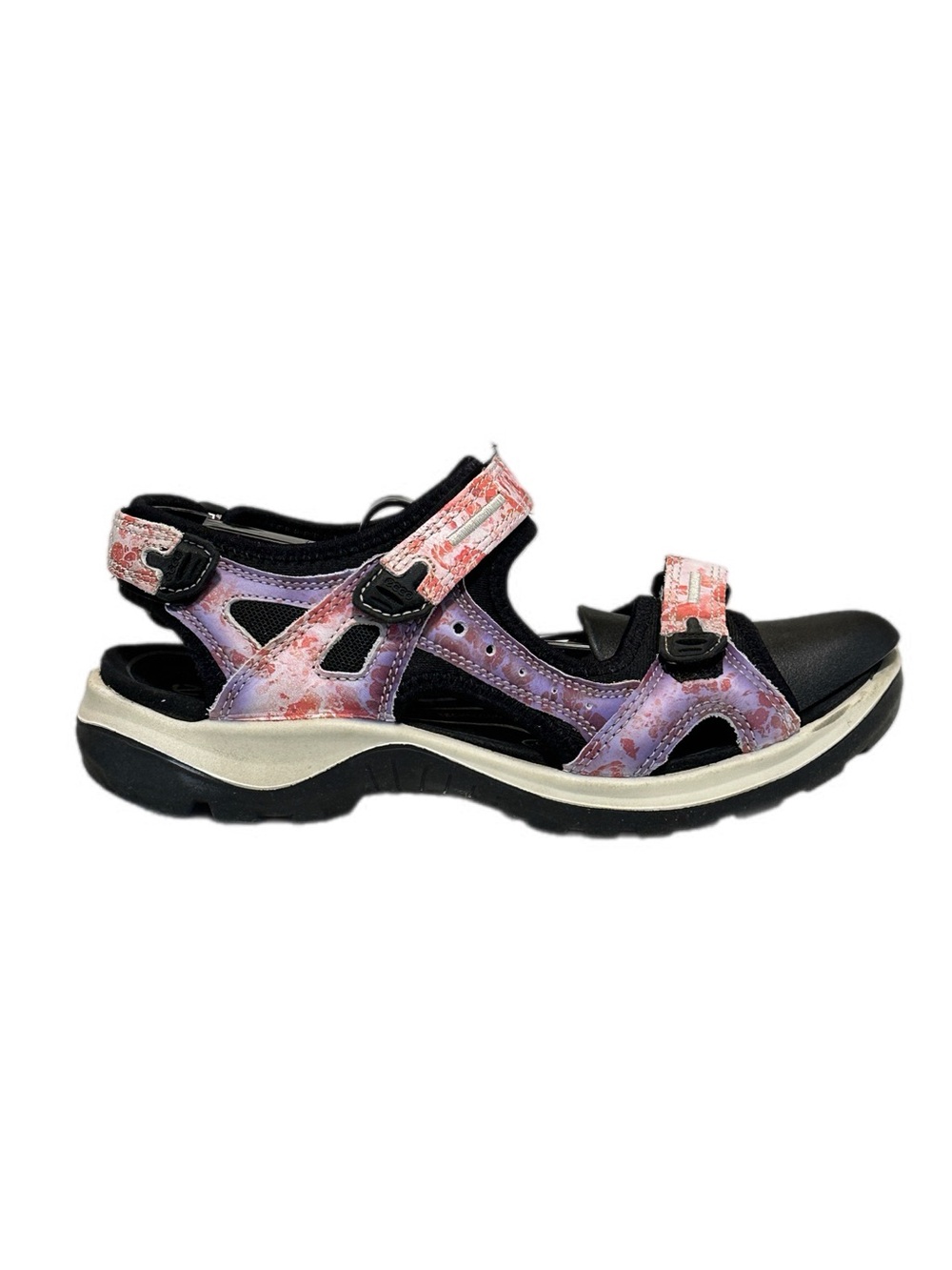 ECCO Offroad Women's Nubuck Yucatan Walking Outdoor Sandal Pink Purple Size 40 - Picture 8 of 12